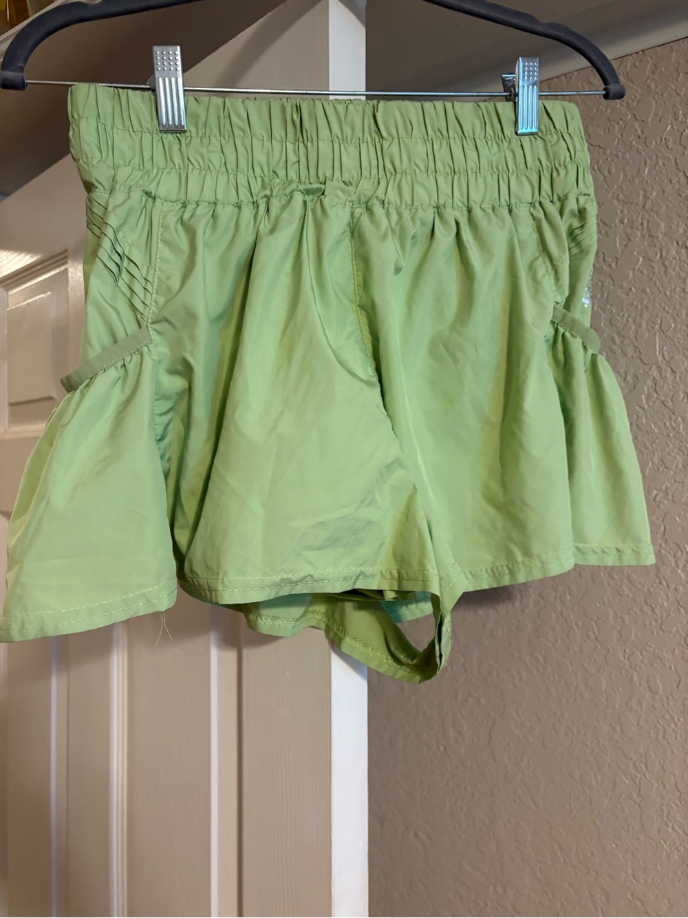 Free People Light Green Women’s Athletic Shorts